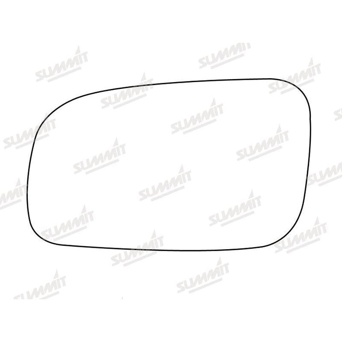 Summit Stick-On Standard Mirror Glass fits VW Lupo 01 to 05 LHS - Summit Shop