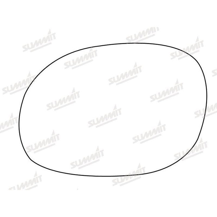 Summit Heated Base Plate With Standard Mirror Glass fits Peugeot 206 LHS - Summit Shop
