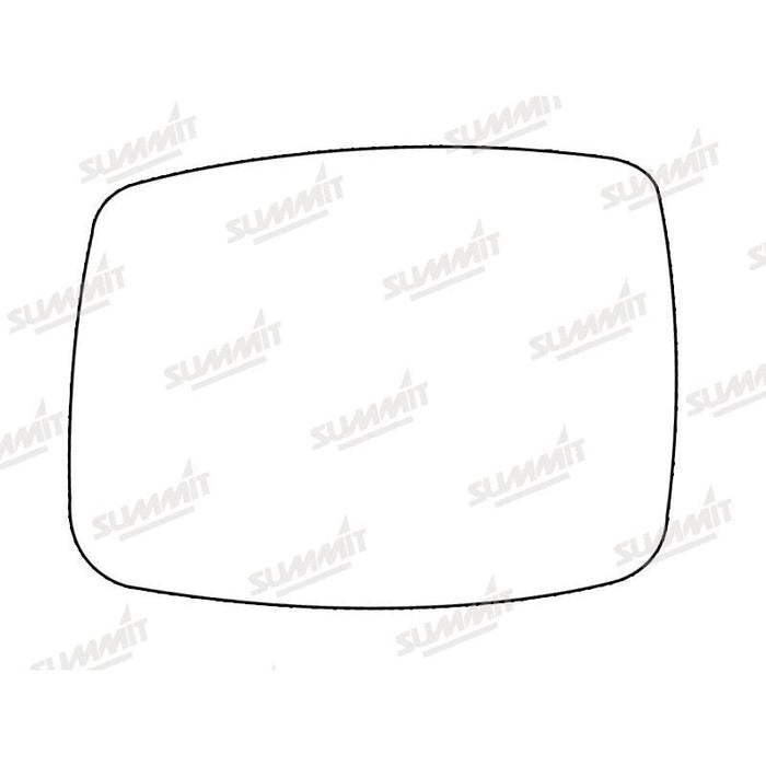 Summit Stick-On Standard Mirror Glass fits Nissan X-Trail 01 on LHS - Summit Shop