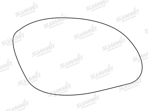 Summit Heated Base Plate With Standard Mirror Glass fits Vauxhall Vectra 99 to 02 RHS - Summit Shop