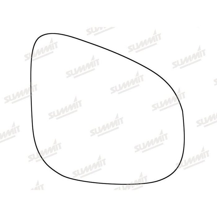 Summit Stick-On Standard Mirror Glass fits Renault Kangoo 12 on RHS - Summit Shop