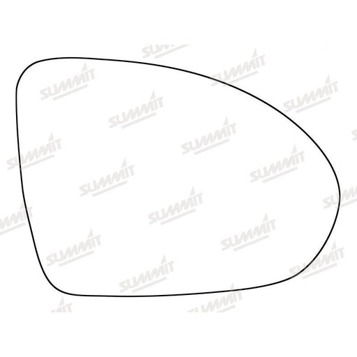 Summit Stick-On Standard Mirror Glass fits Smart Forfour 04 to 06 RHS - Summit Shop