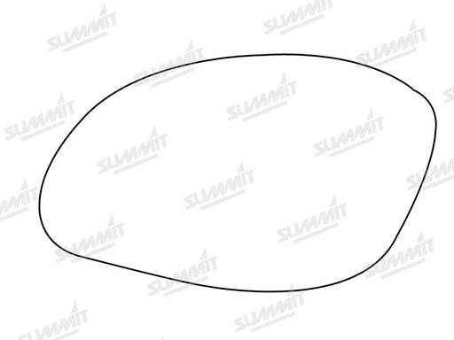 Summit Heated Base Plate With Standard Mirror Glass fits Vauxhall Vectra 99 to 02 LHS - Summit Shop