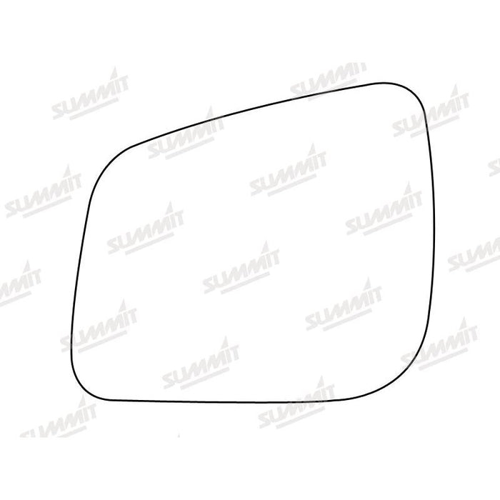 Summit Stick-On Aspheric Mirror Glass fits Mercedes A B Class 09 on LHS - Summit Shop