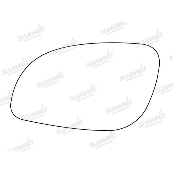 Summit Heated Base Plate With Standard Mirror Glass fits Vauxhall Vectra 02 on LHS - Summit Shop