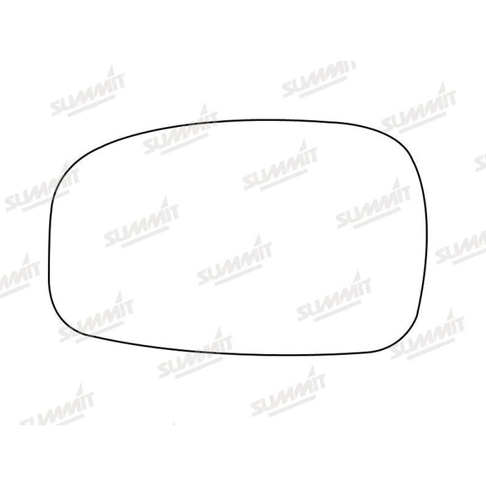 Summit Stick-On Standard Mirror Glass fits Peugeot 306 RHS - Summit Shop