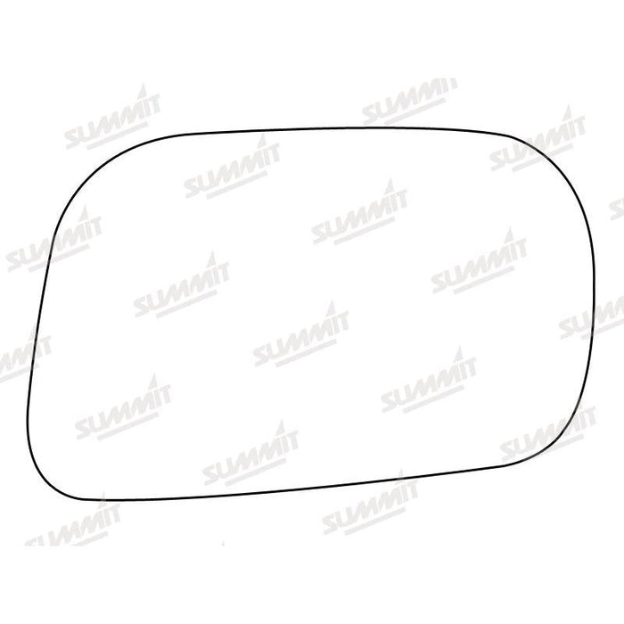Summit Non-Heated Base Plate With Standard Mirror Glass fits Vauxhall Agila 01 to 07 Suzuki Wagon R 00 on RHS - Summit Shop