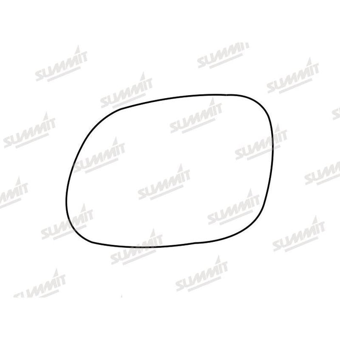 Summit Stick-On Standard Mirror Glass fits Kia Soul 14 to 17 LHS - Summit Shop
