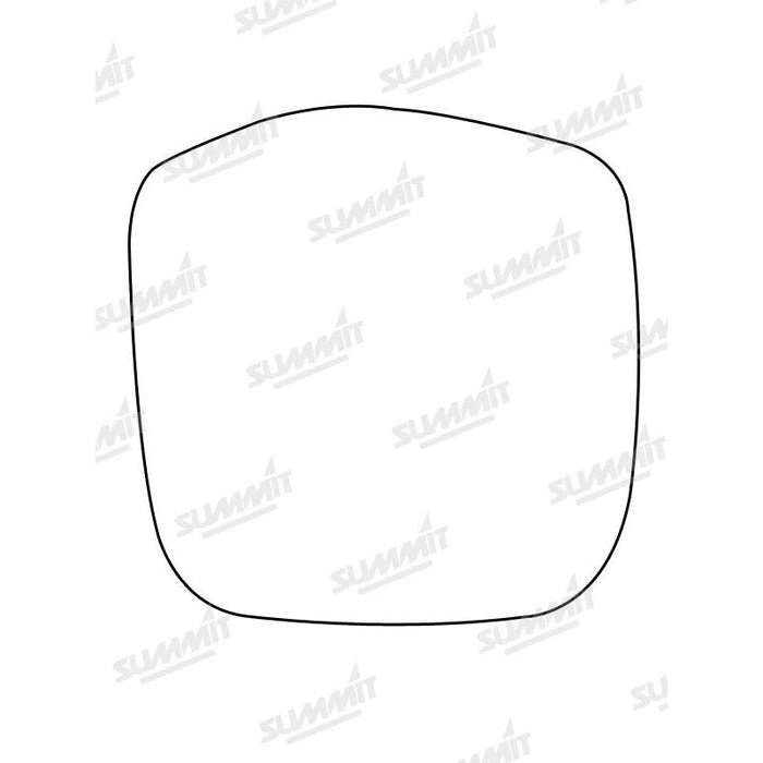 Summit Stick-On Commercial Mirror Glass fits Toyota Hi-Ace Power Van RHS - Summit Shop