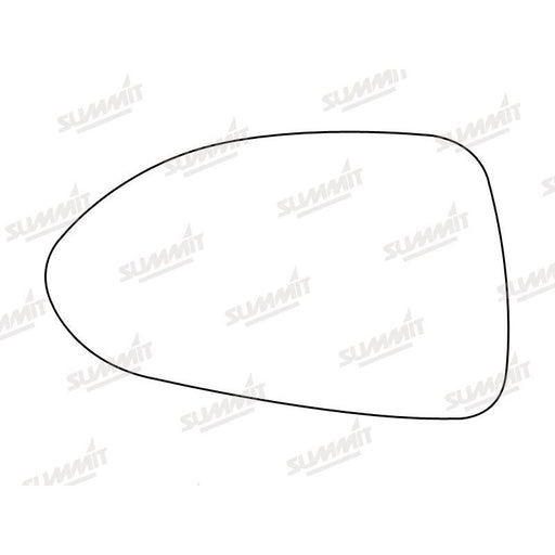 Summit Non-Heated Base Plate With Standard Mirror Glass fits Vauxhall Corsa 06 on LHS - Summit Shop