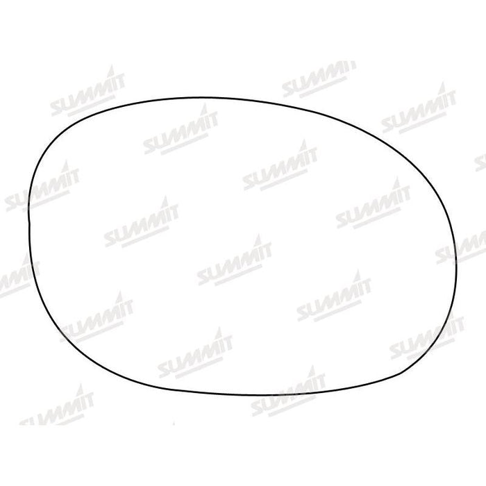 Summit Non-Heated Base Plate With Standard Mirror Glass fits Peugeot 206 RHS - Summit Shop