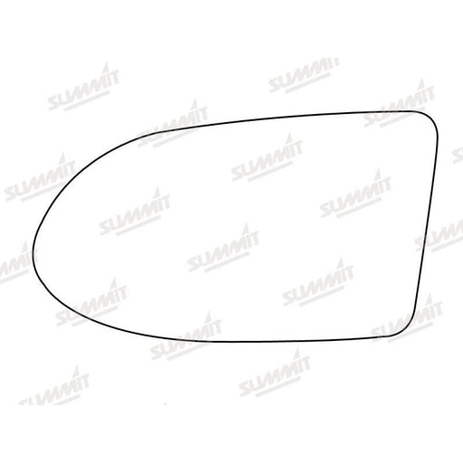 Summit Stick-On Standard Mirror Glass fits Vauxhall Zafira 99 on LHS - Summit Shop