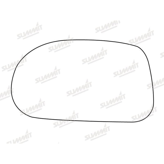 Summit Stick-On Standard Mirror Glass fits Fiat Bravo Brava 95 to 01 LHS - Summit Shop