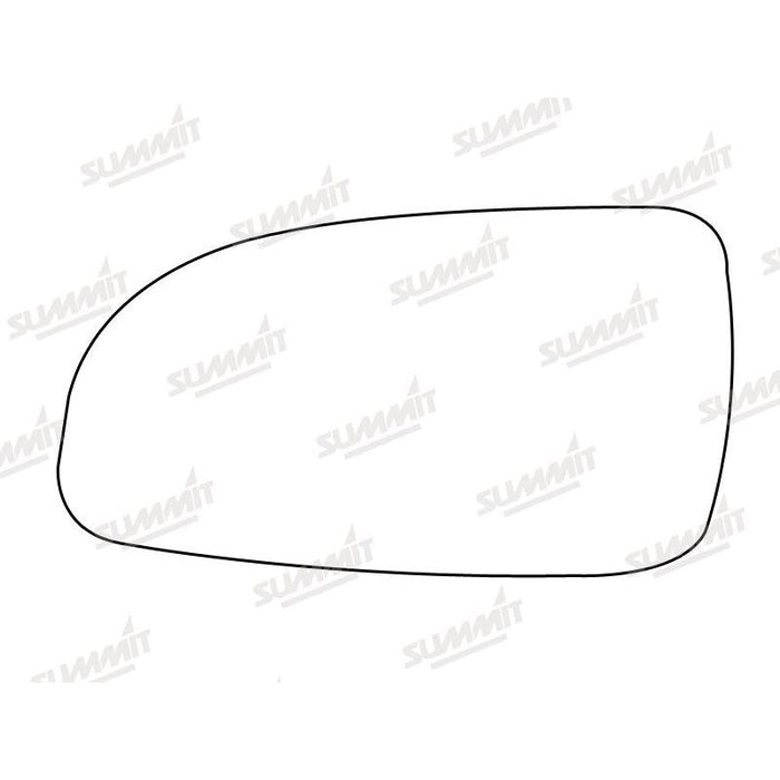 Summit Heated Base Plate With Standard Mirror Glass fits Vauxhall Astra 04 LHS - Summit Shop