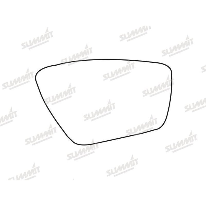 Summit Stick-On Standard Mirror Glass fits Ford KA+ 16 on RHS - Summit Shop