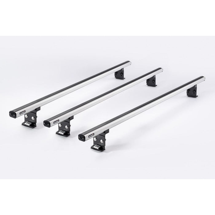 Summit 3 x Aluminium Fixed Point Roof Bars Rack 1.5m for Ford Transit Custom - Summit Shop