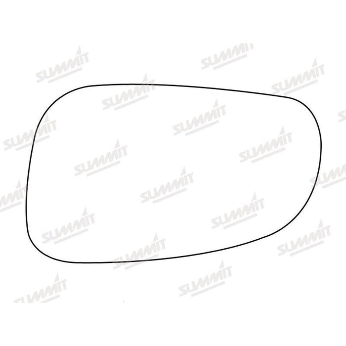 Summit Stick-On Standard Mirror Glass fits Volvo S60 V70 00 on LHS - Summit Shop