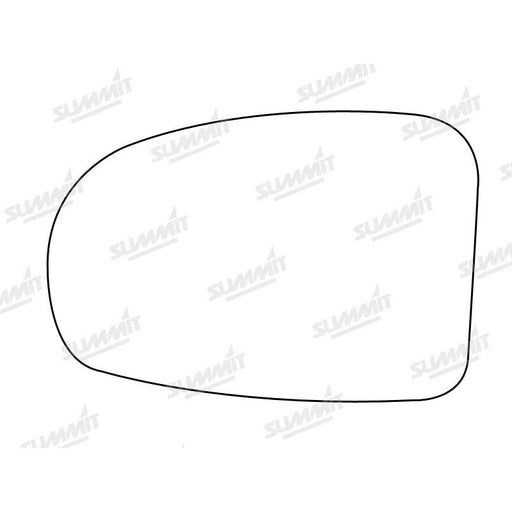 Summit Stick-On Standard Mirror Glass fits Toyota Avensis 08 on LHS - Summit Shop