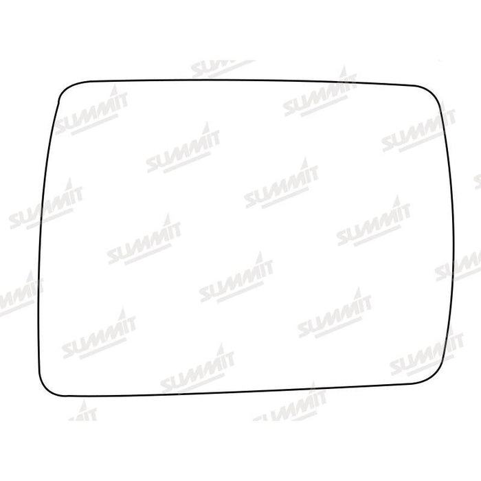 Summit Stick-On Standard Mirror Glass fits Daihatsu Fourtrak RHS - Summit Shop