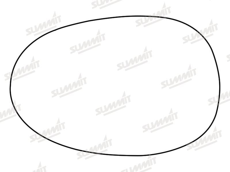 Summit Stick-On Standard Mirror Glass fits Mazda MX-5 05 to 09 LHS - Summit Shop
