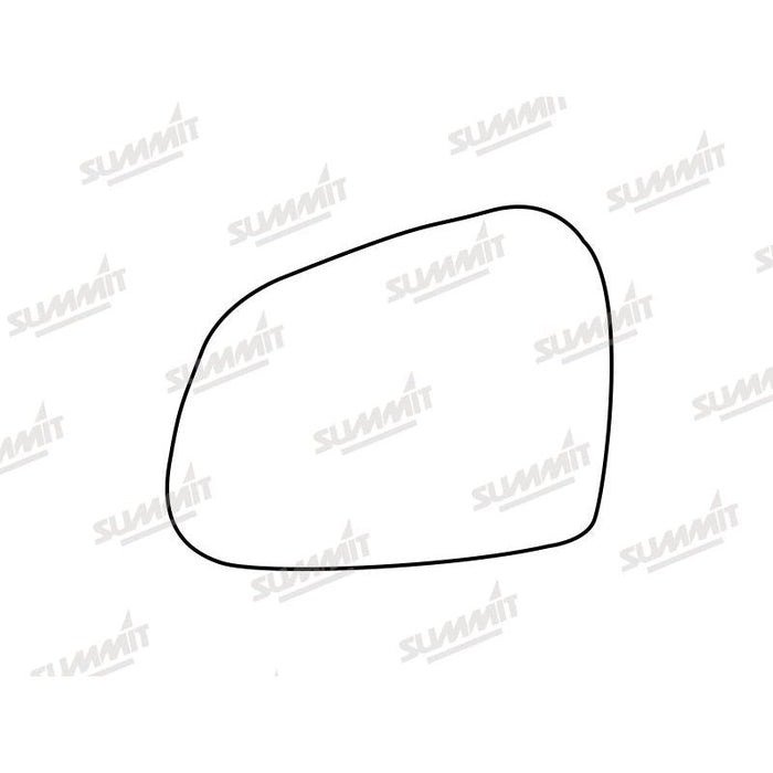 Summit Base Plate With Standard Mirror Glass fits Hyundai i10 13 on LHS - Summit Shop