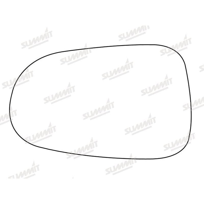 Summit Heated Base Plate With Standard Mirror Glass fits Ford Galaxy Up Up to 06 RHS - Summit Shop