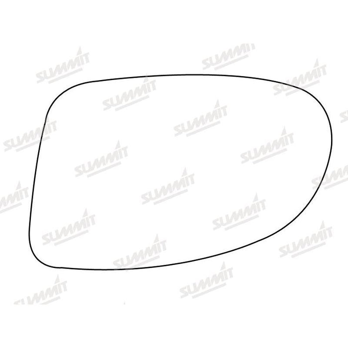 Summit Stick-On Standard Mirror Glass fits Vauxhall Omega LHS - Summit Shop