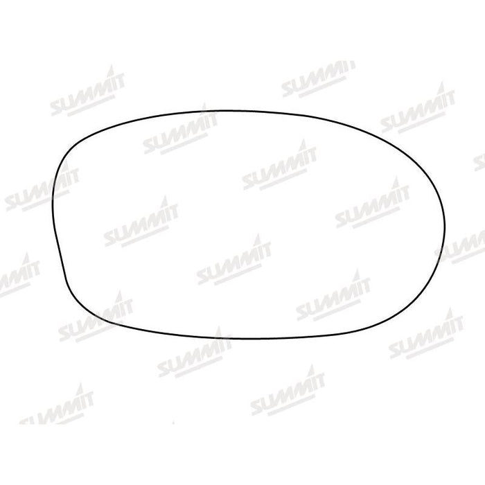 Summit Stick-On Standard Mirror Glass fits Fiat Seicento RHS - Summit Shop