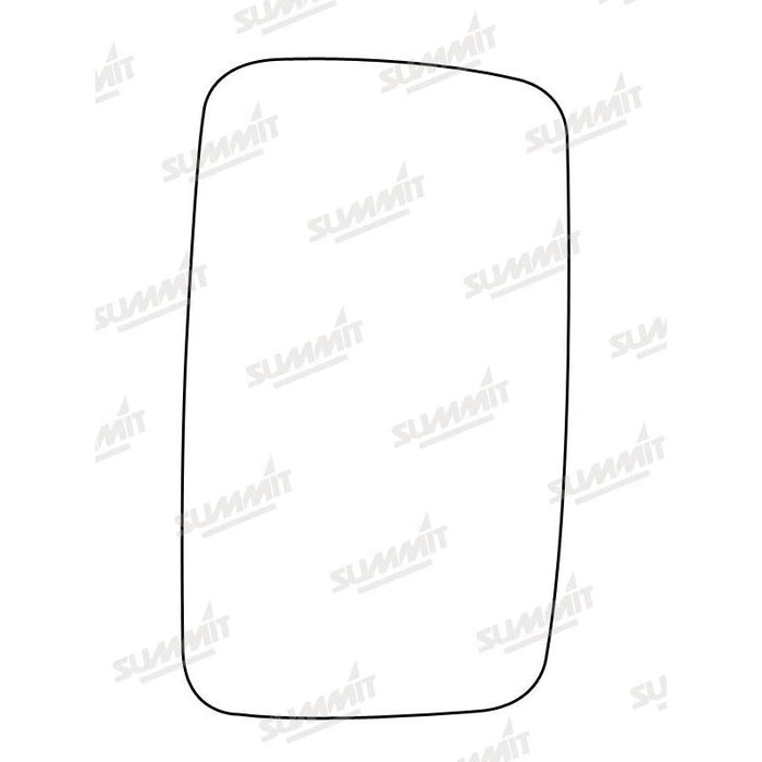Summit Non-Heated Base Plate With Commercial Mirror Glass fits Mercedes Sprinter Van 95 to 00 LHS - Summit Shop