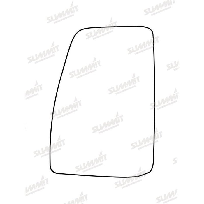 Summit Heated Backing Plate with Commercial Glass fits Ford Transit Custom 12-17 LHS - Summit Shop