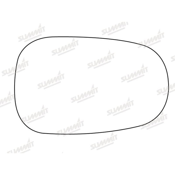 Summit Stick-On Anti Dazzle Mirror Glass fits Renault Megane LHS - Summit Shop