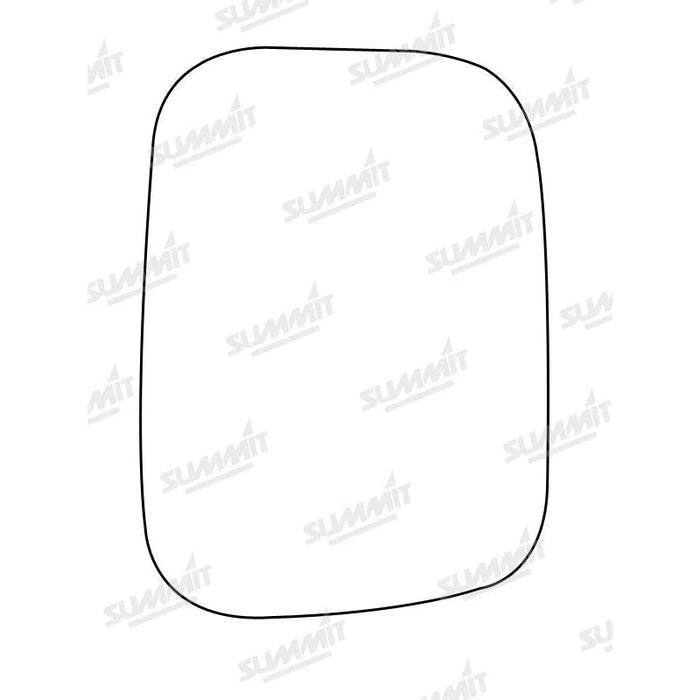 Summit Stick-On Commercial Mirror Glass fits Nissan Urvan RHS 79 to 95 - Summit Shop