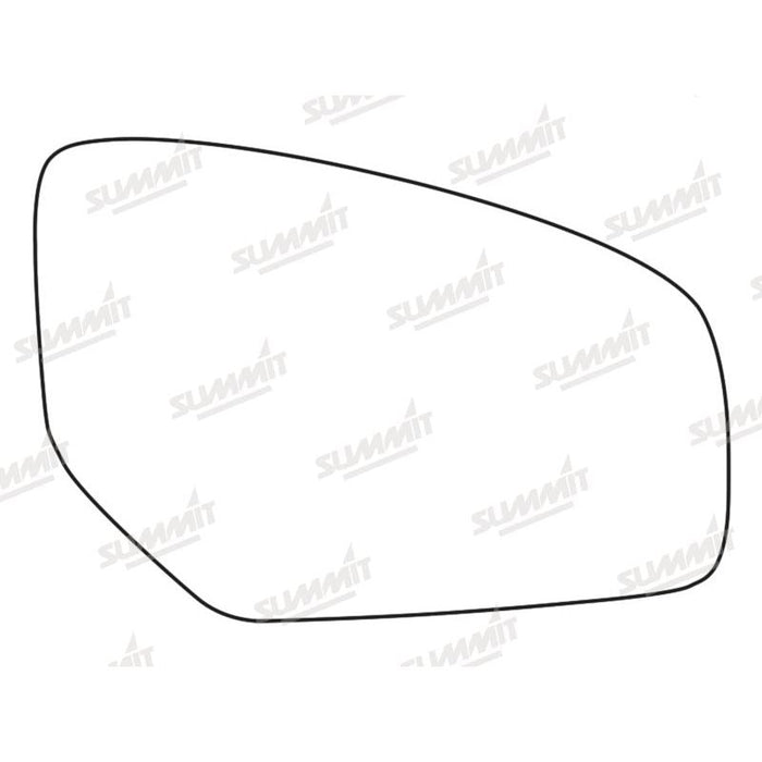 Summit Stick-On Standard Mirror Glass fits Honda Civic RHS - Summit Shop