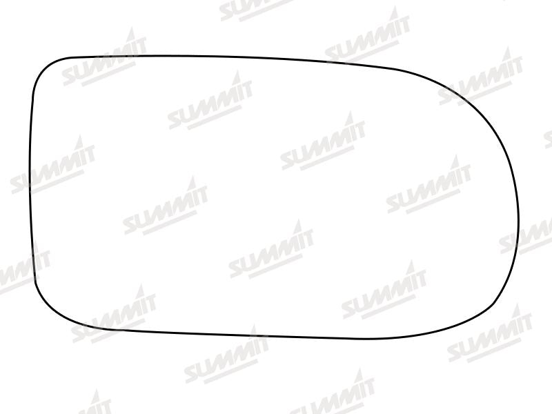 Summit Stick-On Standard Mirror Glass fits Renault Espace Mk2 RHS - Summit Shop