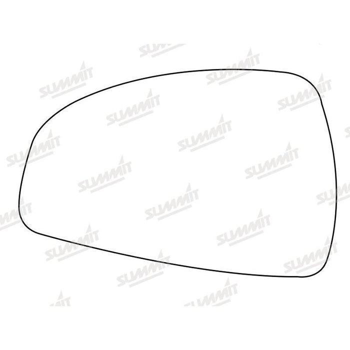 Summit Stick-On Aspheric Mirror Glass fits Audi TT 06 to 14 LHS - Summit Shop