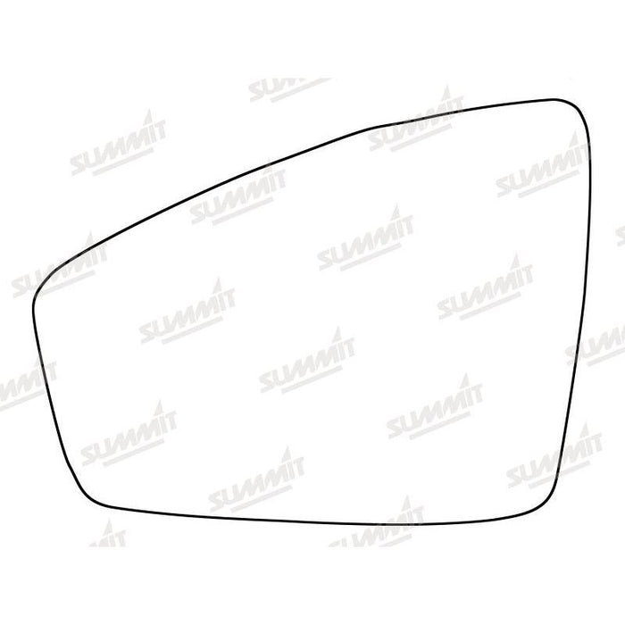 Summit Stick-On Standard Mirror Glass fits Volkswagen Tiguan 16 on LHS - Summit Shop