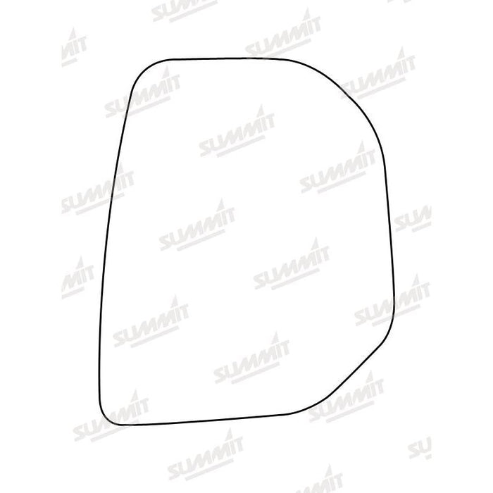 Summit Non-Heated Base Plate With Commercial Mirror Glass fits Peugeot Partner, Citroen Berlingo RHS - Summit Shop