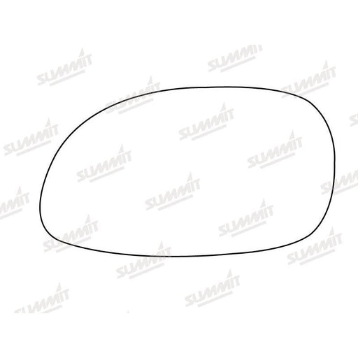 Summit Stick-On Standard Mirror Glass fits Honda Civic LHS - Summit Shop