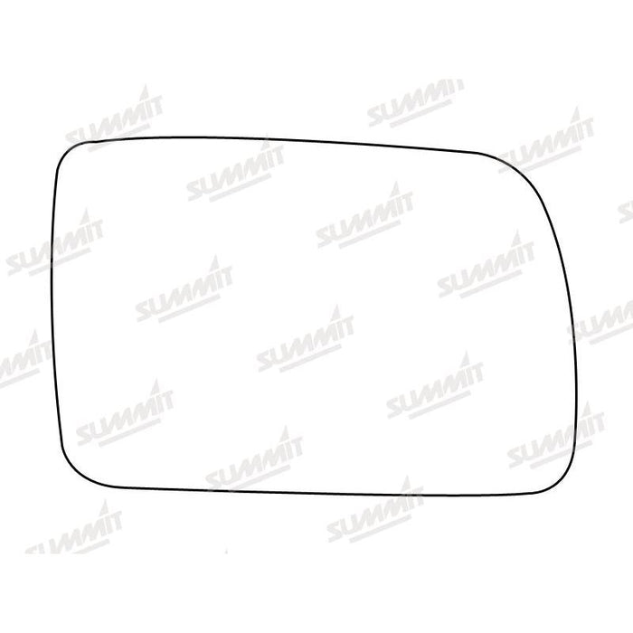 Summit Stick-On Standard Mirror Glass fits Kia Picanto 04 to 07 RHS - Summit Shop