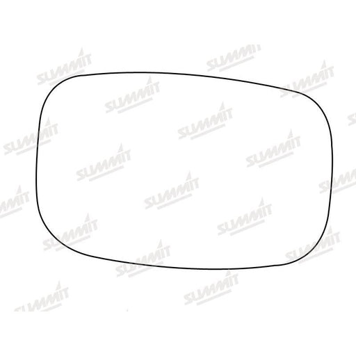 Summit Stick-On Standard Mirror Glass fits Ford Fiesta 94 on LHS - Summit Shop