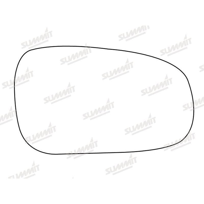 Summit Stick-On Standard Mirror Glass fits Honda Civic 96 to 01 RHS - Summit Shop