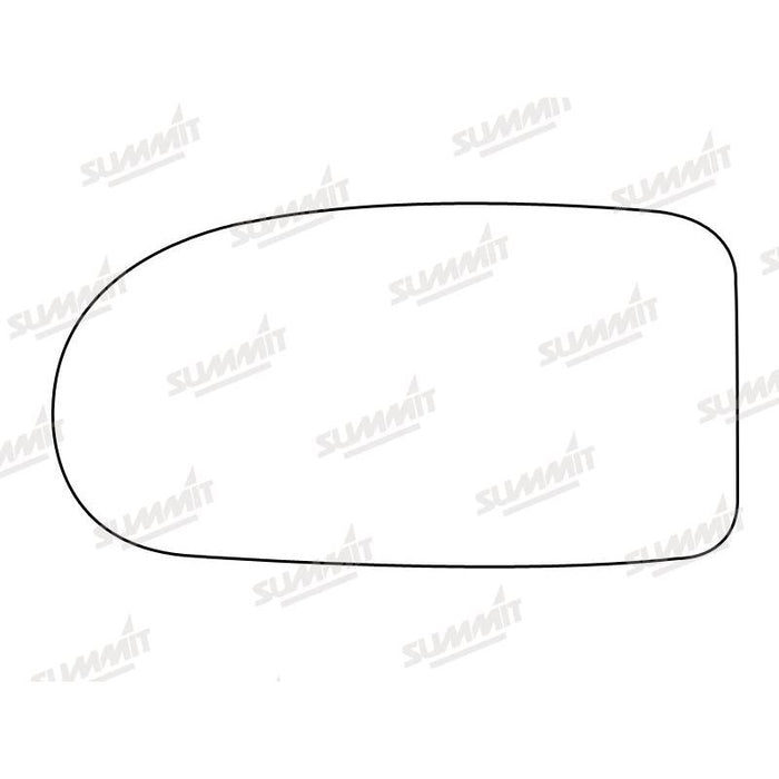 Summit Stick-On Standard Mirror Glass fits Daewoo Nubira LHS - Summit Shop