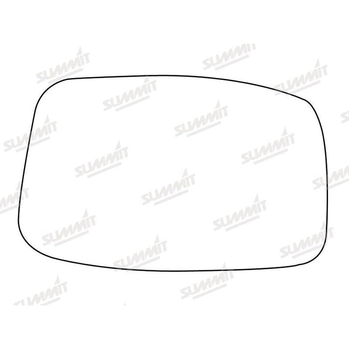 Summit Stick-On Standard Mirror Glass fits Peugeot 807 02 on RHS - Summit Shop