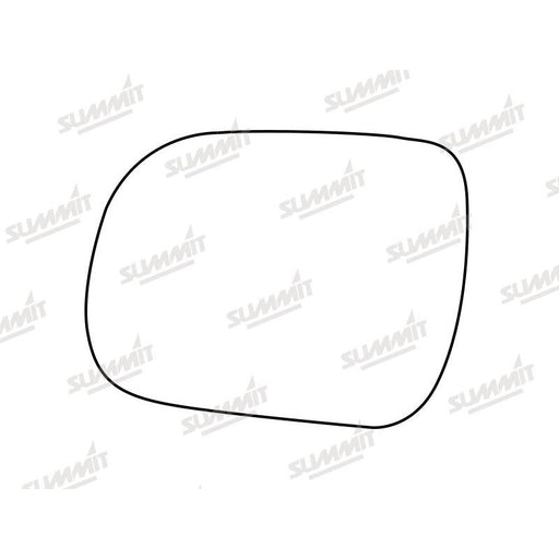Summit Stick-On Standard Mirror Glass fits Toyota Hilux 05 to 16 LHS - Summit Shop