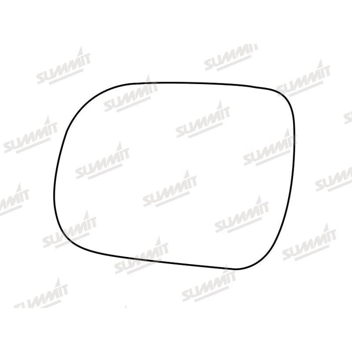 Summit Stick-On Standard Mirror Glass fits Toyota Hilux 05 to 16 LHS - Summit Shop