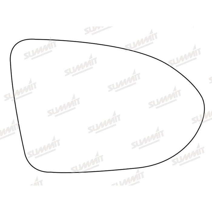 Summit Heated Base Plate With Blind Spot Mirror Glass fits VW Passat 15 on RHS - Summit Shop