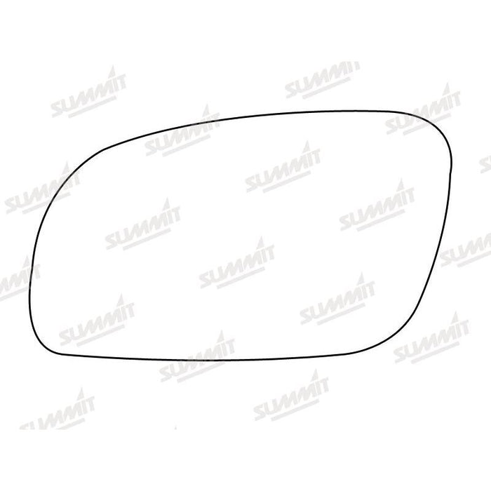 Summit Non-Heated Base Plate With Standard Mirror Glass fits VW Touran 03 on LHS - Summit Shop