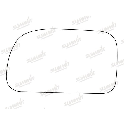 Summit Stick-On Standard Mirror Glass fits Mitsubishi Space Wagon LHS - Summit Shop