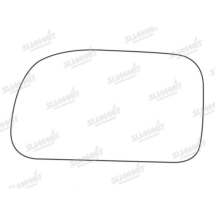 Summit Stick-On Standard Mirror Glass fits Mitsubishi Space Wagon LHS - Summit Shop