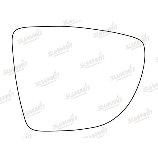 Summit Stick-On Standard Mirror Glass fits Renault Captur 13 on RHS - Summit Shop